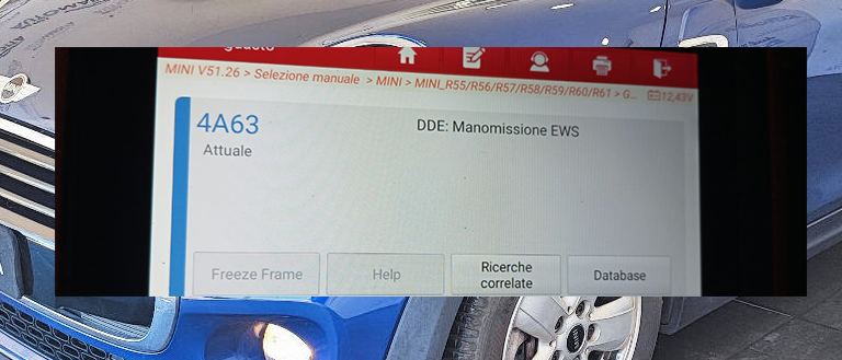 Cancellazione Errori ECU su MINI COOPER D